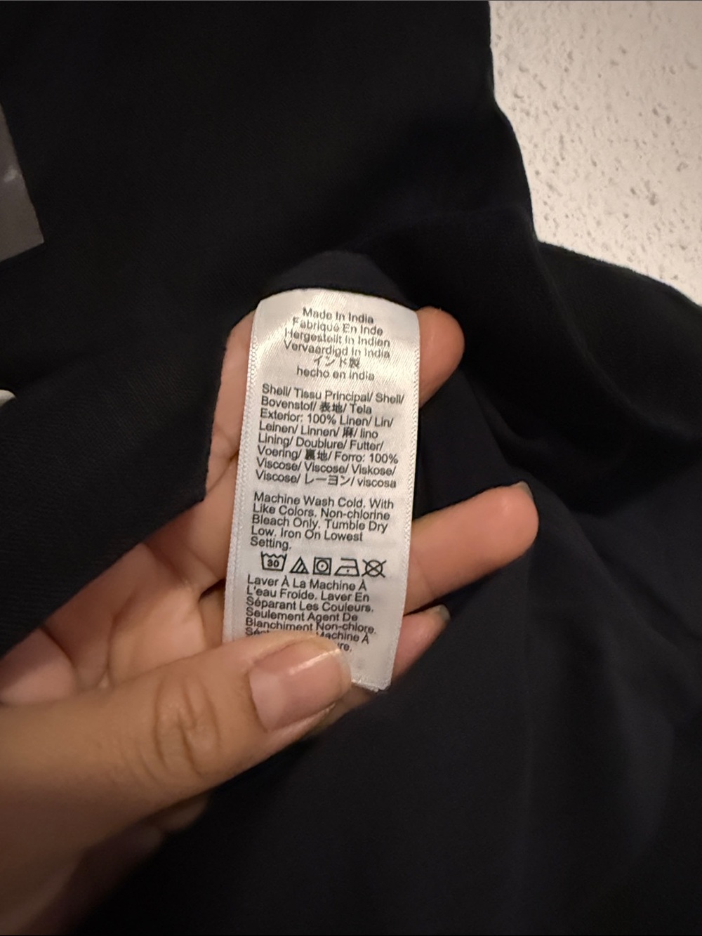 J.Crew Slim-Fit Linen Vest in Black - Picture 4 of 5